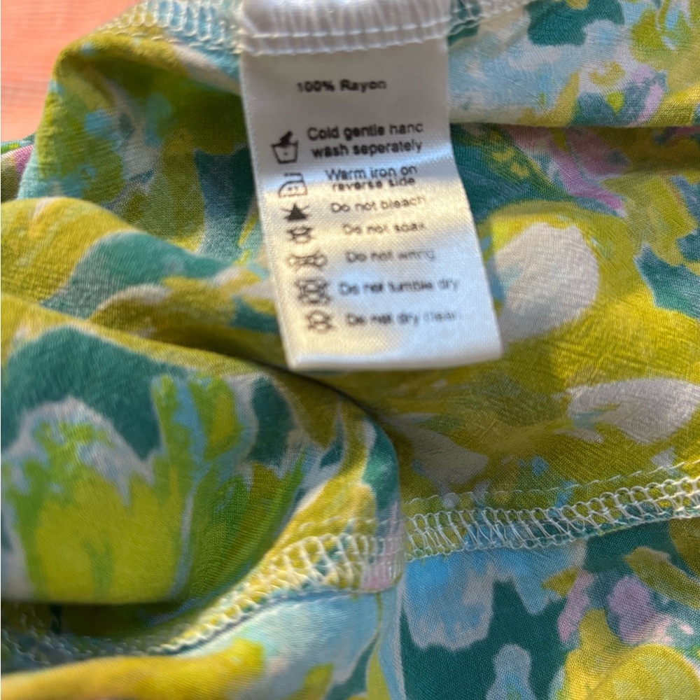 Le Salty Label Floral Pants Size XS Pockets - Picture 4 of 4